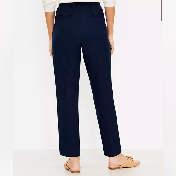 Loft Pull On Pants in Tuxedo Stripe - Picture 3 of 7